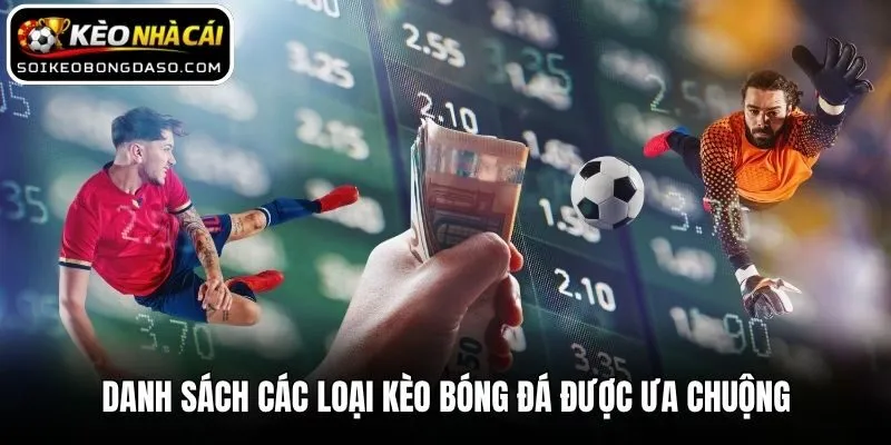 Kèo Bóng Đá 3 Danh sách các loại kèo bóng đá được ưa chuộng