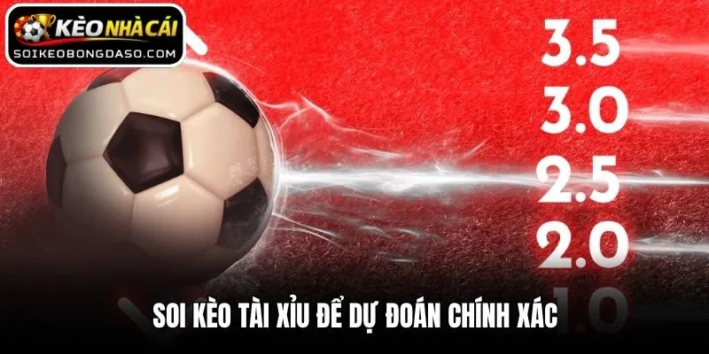 Soi kèo tài xỉu để dự đoán chính xác