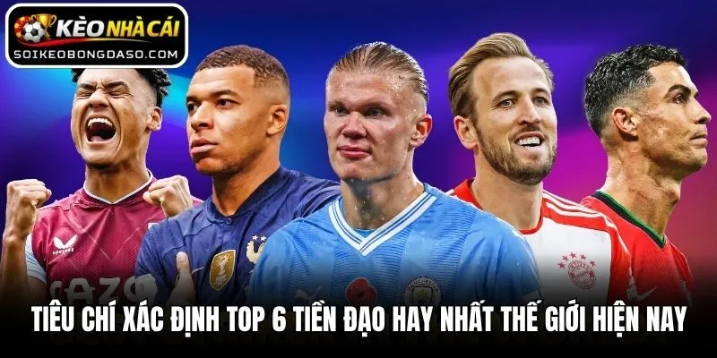 Điểm Danh Top 6 Tiền Đạo Hay Nhất Thế Giới Hiện Nay 1 Tiêu chí xác định top 6 tiền đạo hay nhất thế giới hiện nay
